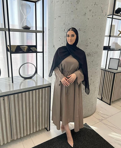 Stone Cold - Wrap Abaya Set