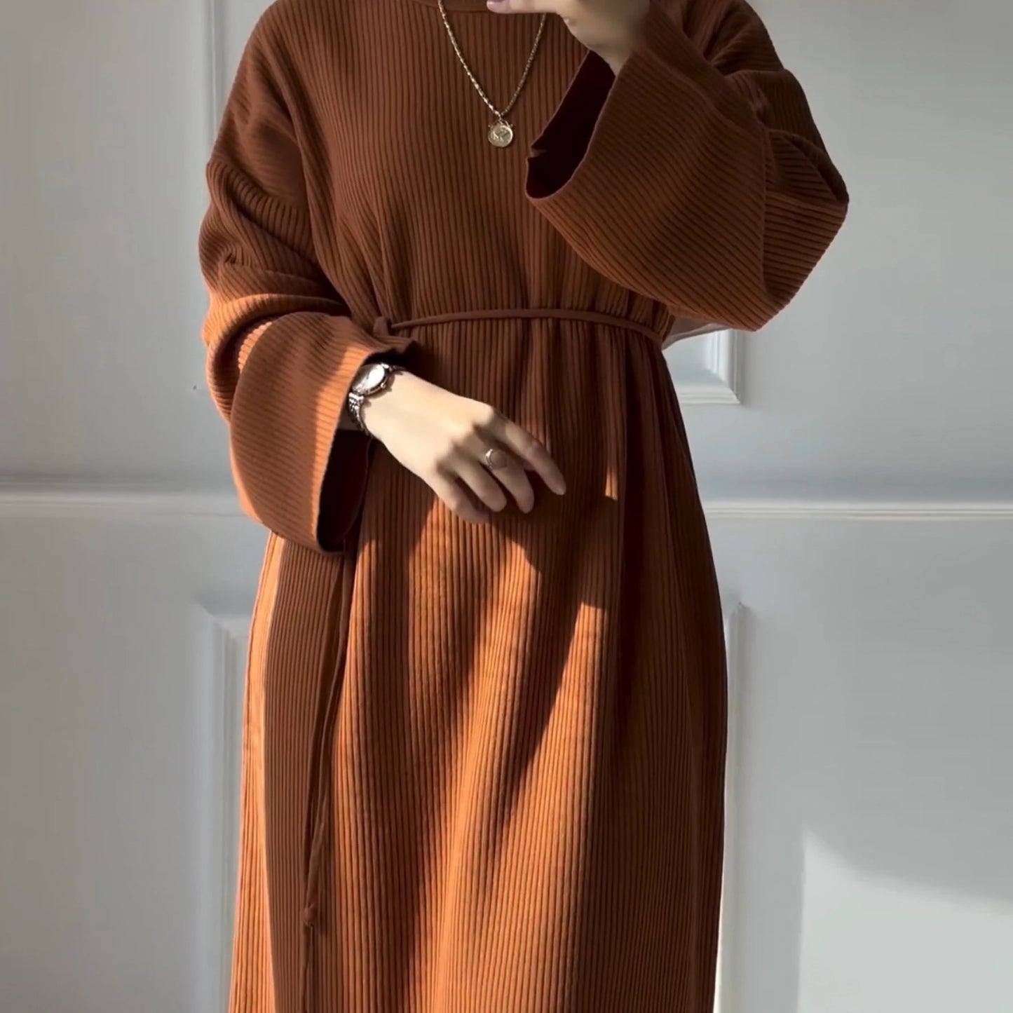 Closed Sweater Abaya