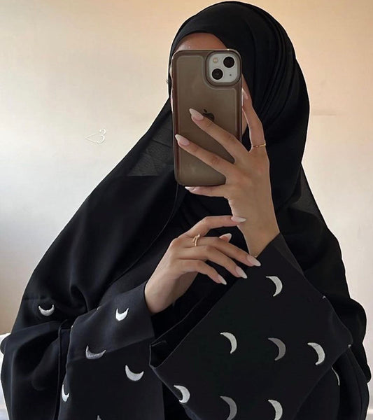 Dubai Moon Sleeve Abaya - Dubai Inspired