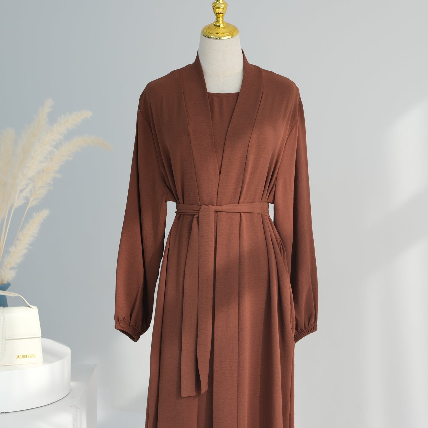 Iman Balloon Sleeve Wrinkle Set