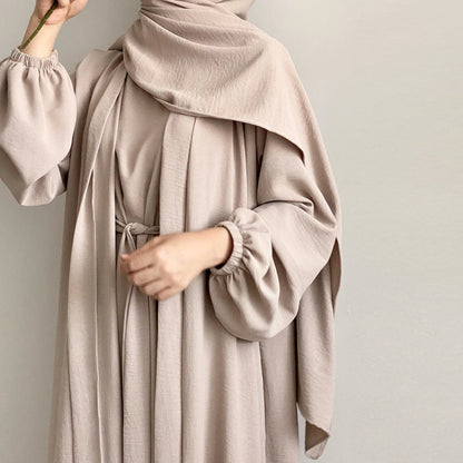 Iman Balloon Sleeve Wrinkle Set