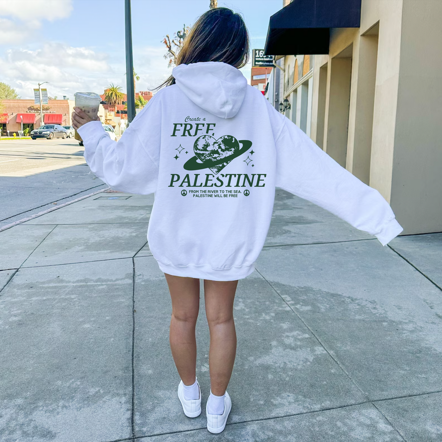 create a free palestine hoodie