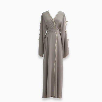 Reem - Bow Detail Abaya Set