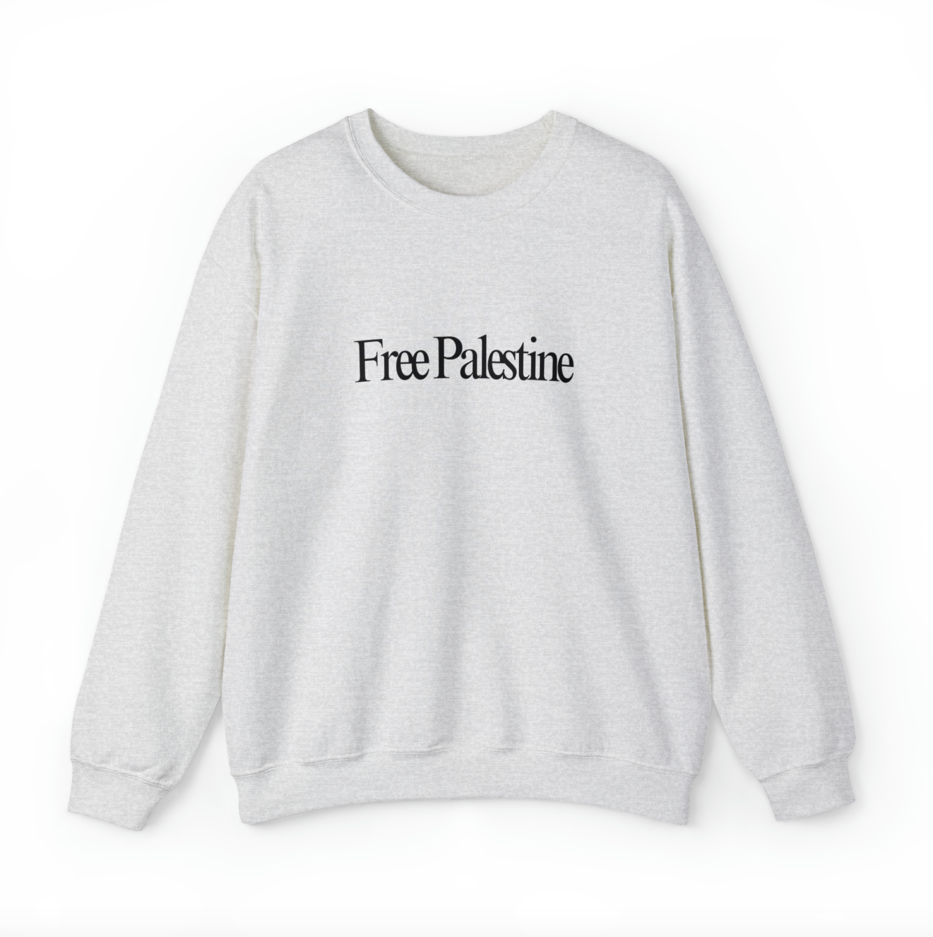 land you have to kill for sweater - free palestine front text