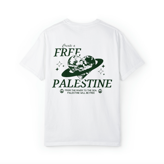 create a free palestine tee