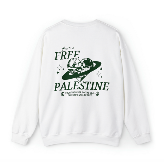 create a free palestine sweater