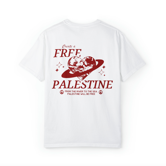 create a free palestine tee