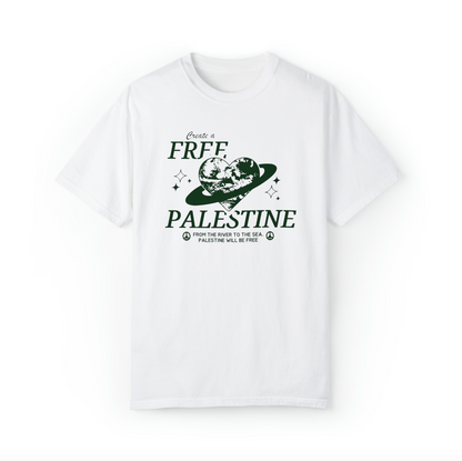 create a free palestine tee