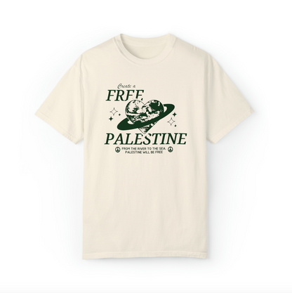 create a free palestine tee