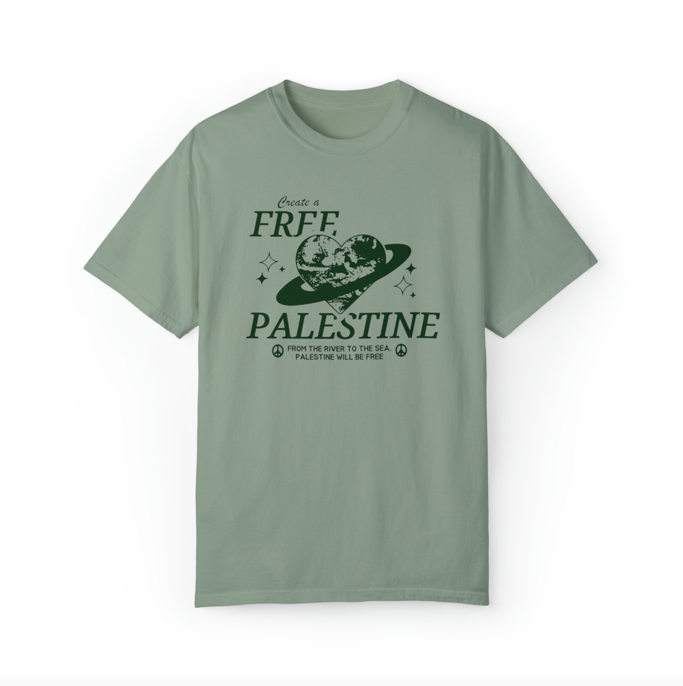 create a free palestine tee