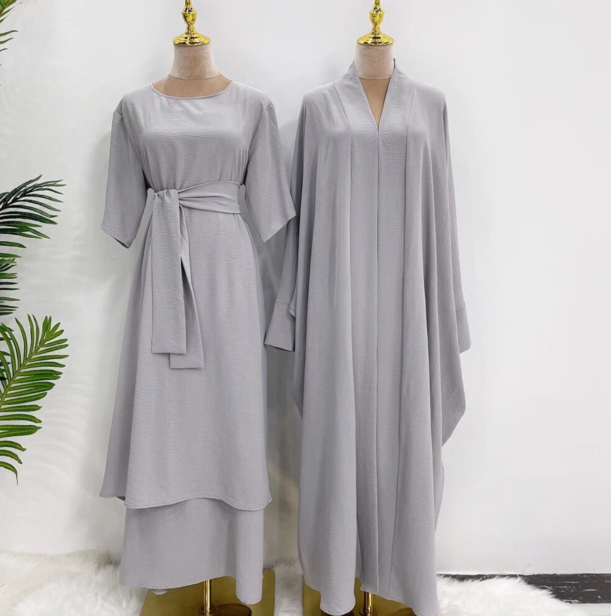 Riham Layered Abaya Set