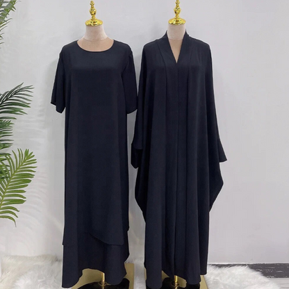 Riham Layered Abaya Set