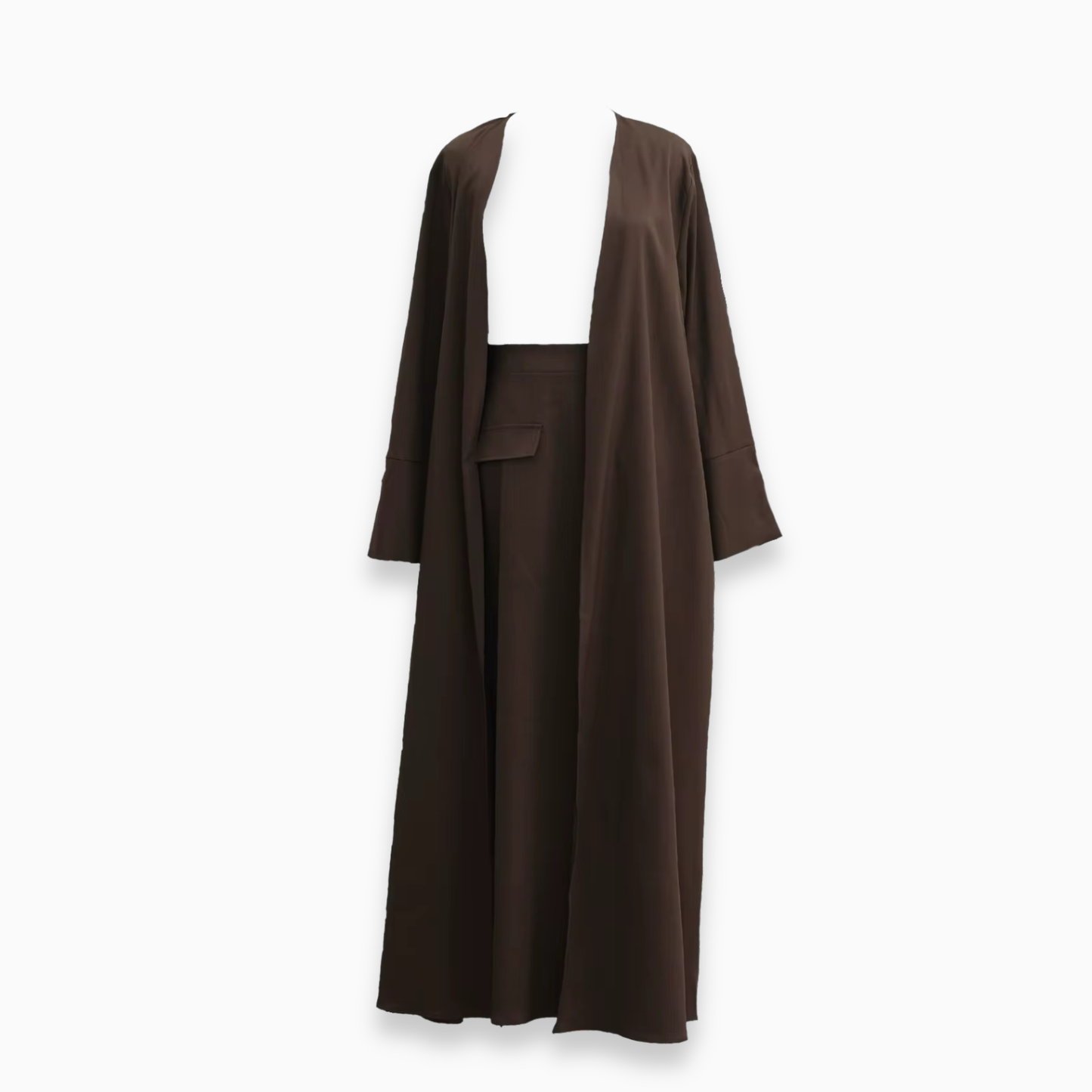 She Means Business - Abaya & Skirt Set