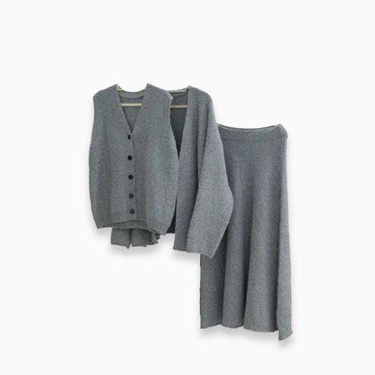 Nuha - 3 Piece Sweater Set