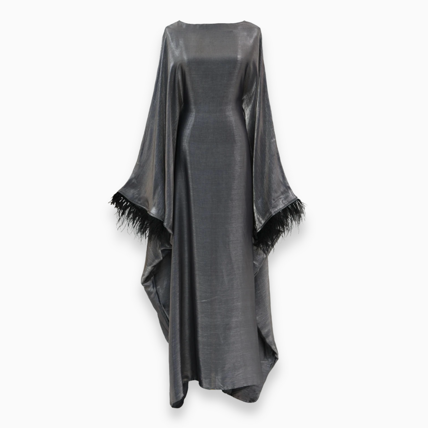 Aliyah Shimmer Feather Kaftan