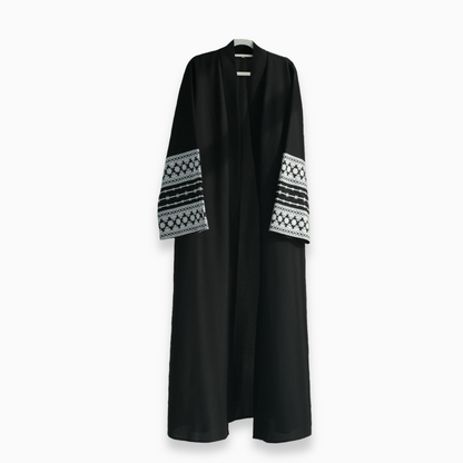 Widad Embroidered Sleeve Abaya