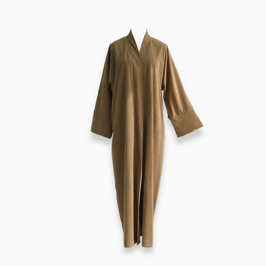 Corduroy Thick Cuff Sleeve Abaya