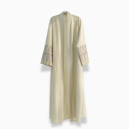 Amal Embroidered Arm Abaya