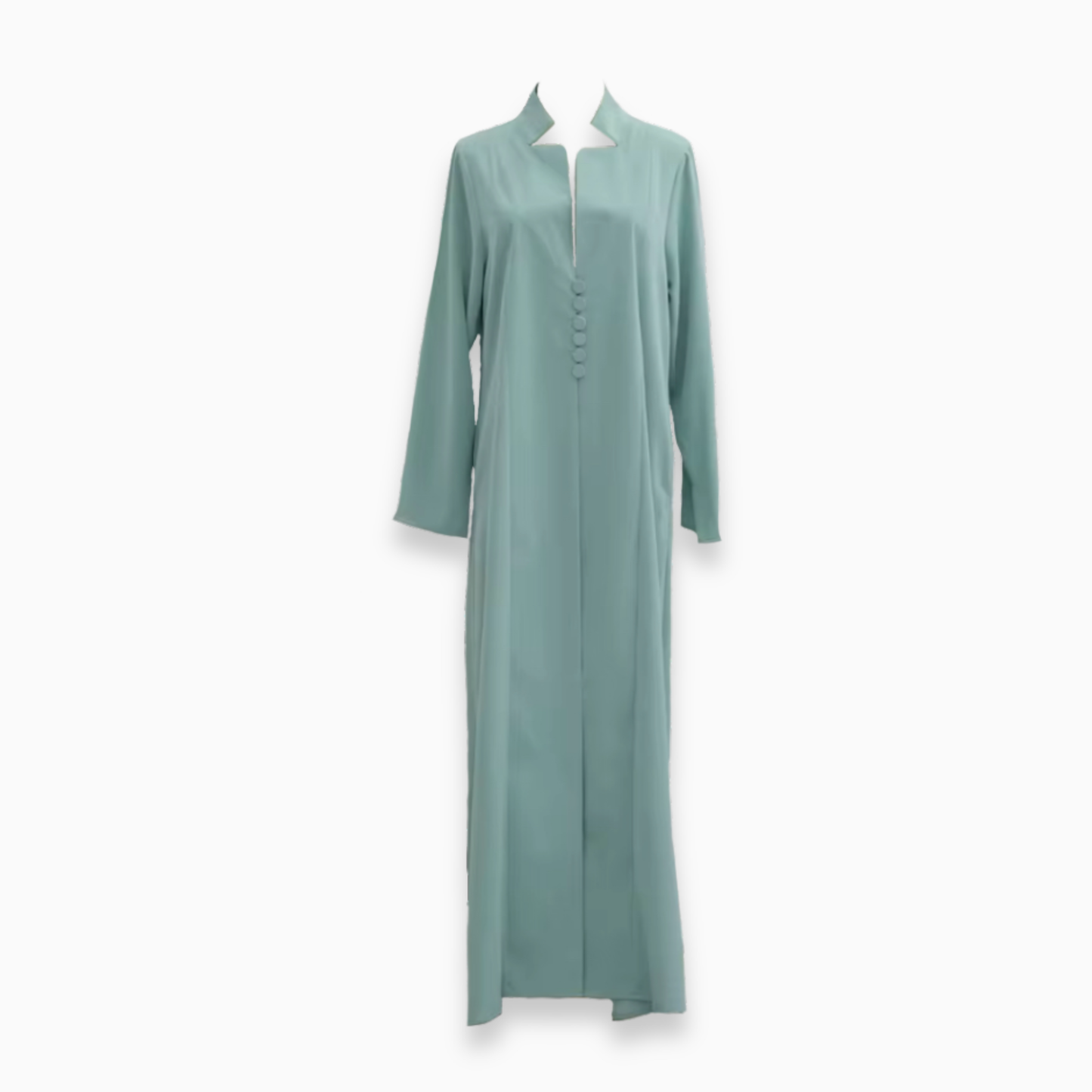 Zarqah Minimal Button Abaya