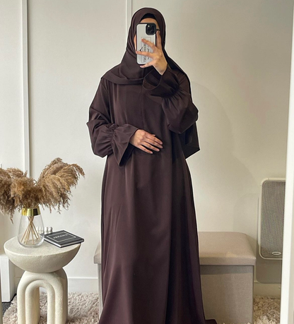 Maysoon Prayer Abaya With Attached Hijab