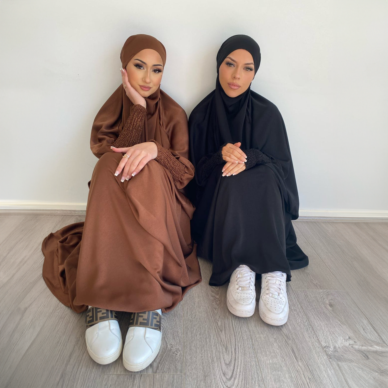 Nawal Ruffle Sleeve Jilbab