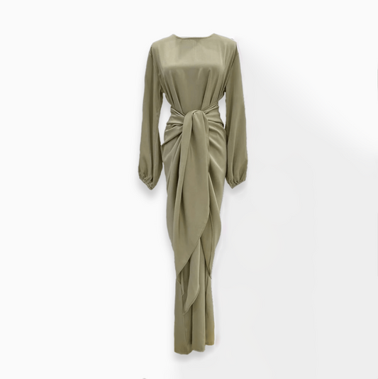 Rania Ethereal Wrap Dress Set